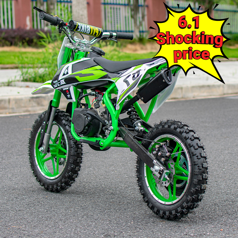 HOT🔥🔥 Gasoline Motocross Motorcycle Adult Children Mini Motorcycle 49cc ...
