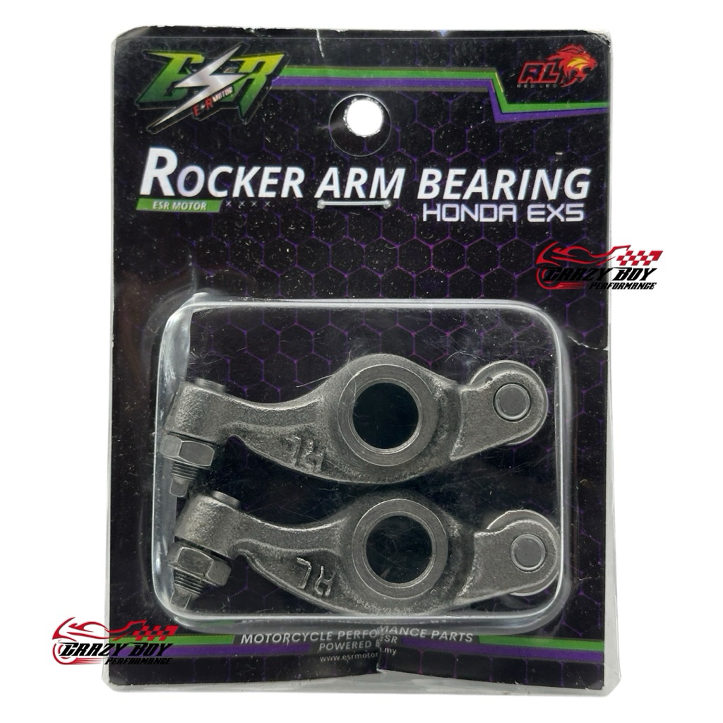 ESR MOTOR EX5 DREAM ROCKER ARM BEARING RED LEO HEAD PAKAI ROCKER ARM ...