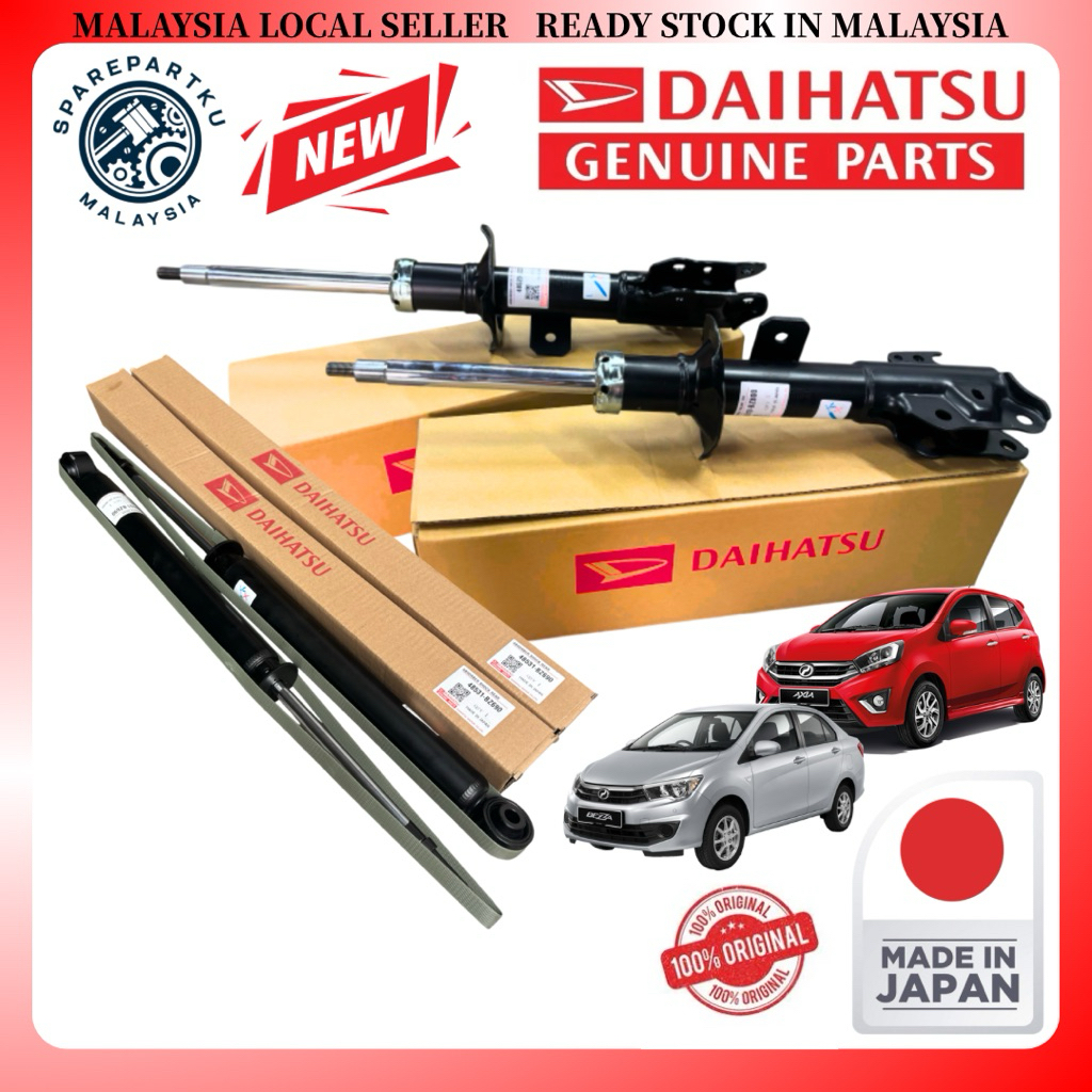 DAIHATSU JAPAN!!! PERODUA AXIA BEZZA ABSORBER DEPAN BELAKANG ABSORBER ...