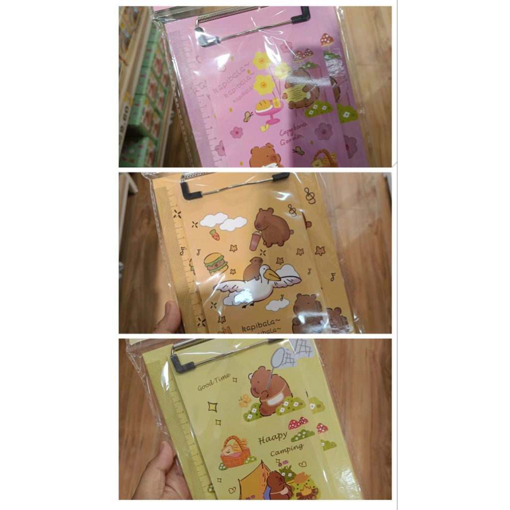 1 PCS BUKU NOTA + FAIL DESIGN CAPYBARA WARNA RANDOM | Shopee Malaysia