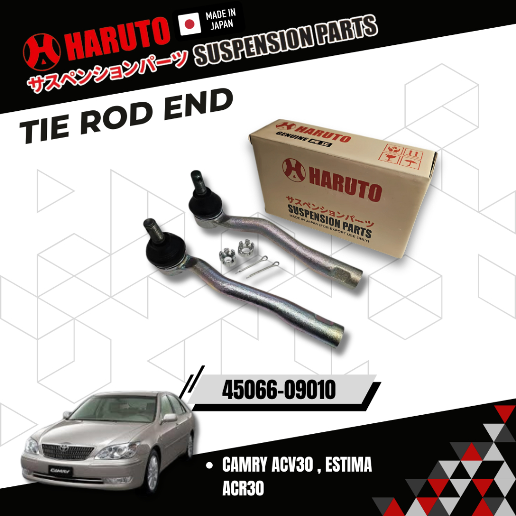 HARUTO GENUINE TIE ROD END SET LH & RH TOYOTA CAMRY ACV30 , ESTIMA ...