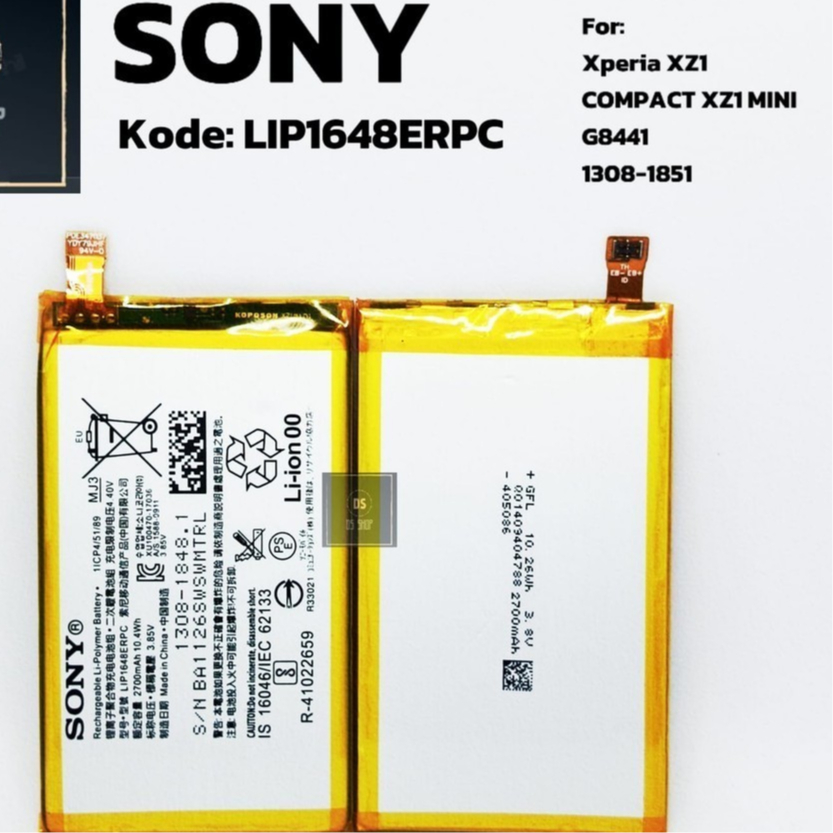 Batterie De Remplacement Pour Sony Xperia XZ1 Compact - Modèle LIP1648ERPC, 2700mAh - NEUF