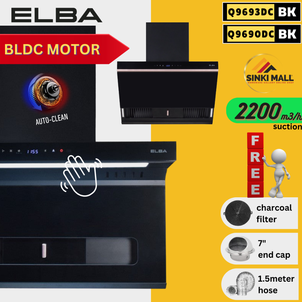 ELBA BLDC 9693 9690 PENYEDUT ASAP KITCHEN HOOD DESIGNER HOOD CHIMNEY ...