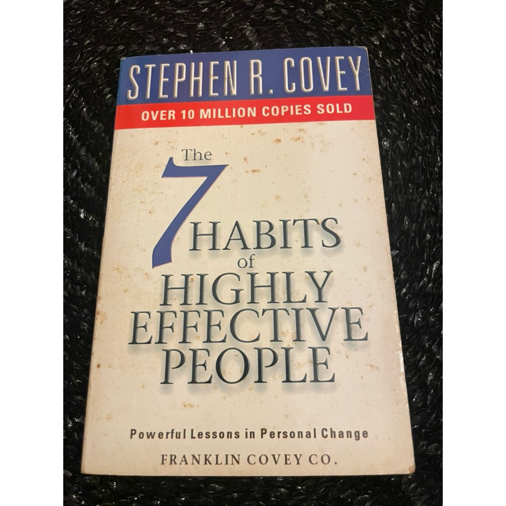 The 7 Habits Of Highly Effective People Book By Stephen R Covey ...