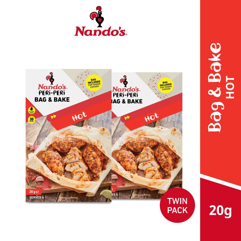 Nando's Hot Bag & Bake (20g) [Twin Pack] | Shopee Malaysia