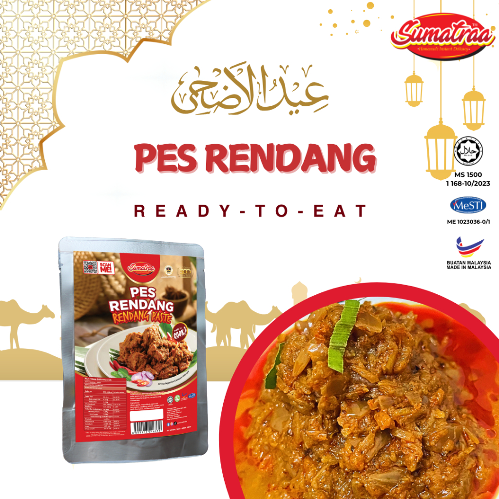 [Rendang Paste] Pes Rendang 200g Ready-To-Cook Cooking Seasoning Rempah ...