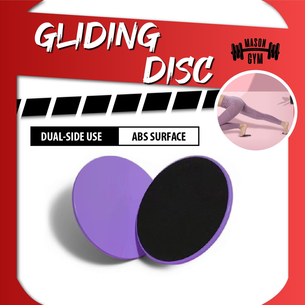 2Pcs/Set Gliding Disc Dual Sided Slider Disc Home Exercise Equipment ...