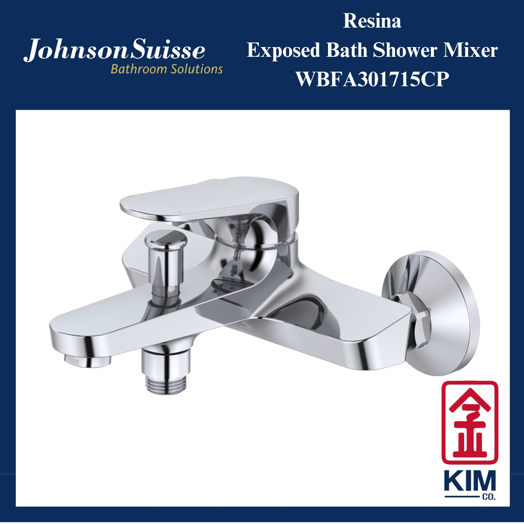 Johnson Suisse Resina Exposed Bath Shower Mixer (WBFA301715CP) | Shower ...