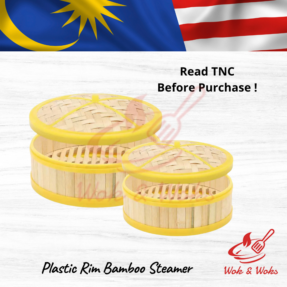 Plastic Rim Bamboo Steamer / Pengukus Buluh Rim Plastik | Shopee Malaysia
