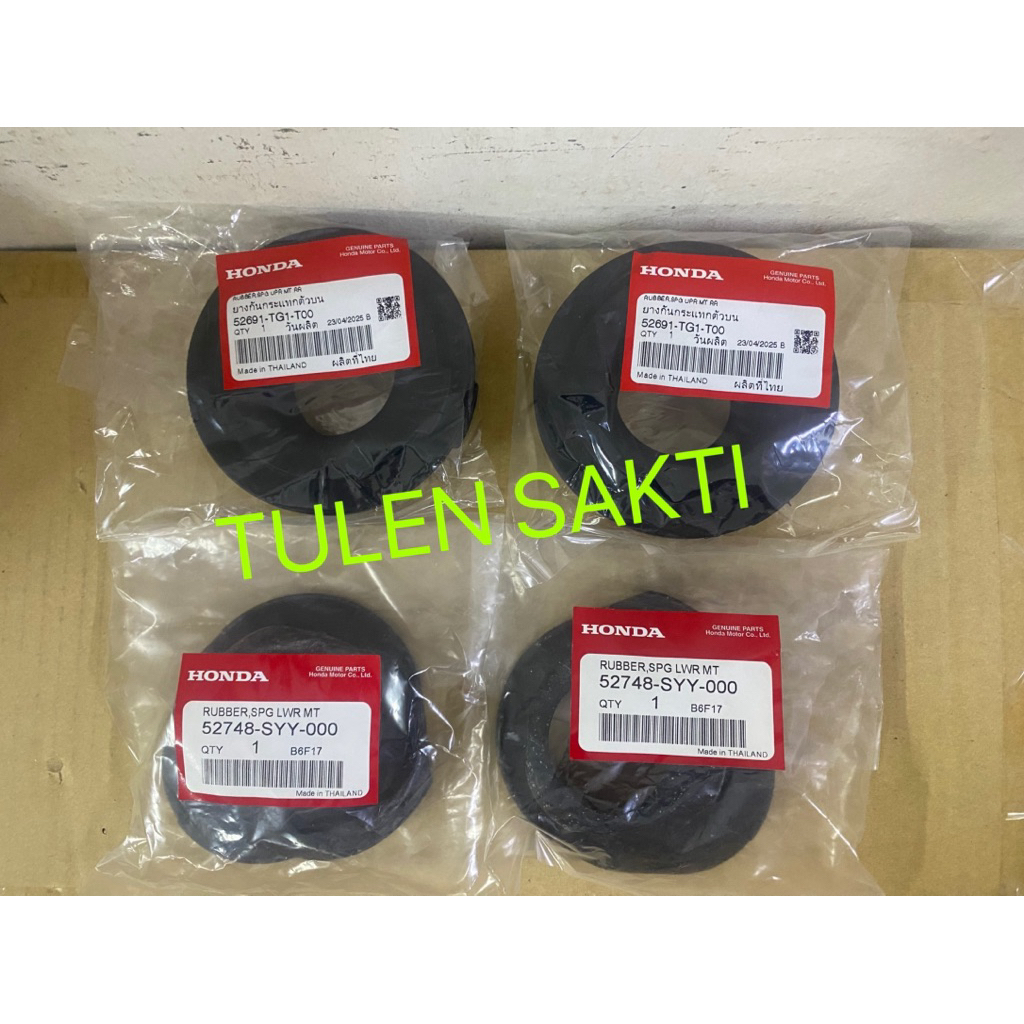 HONDA BRV TSA (2014>) REAR COIL SPRING RUBBER SET (2@) UPPER > 52691 ...