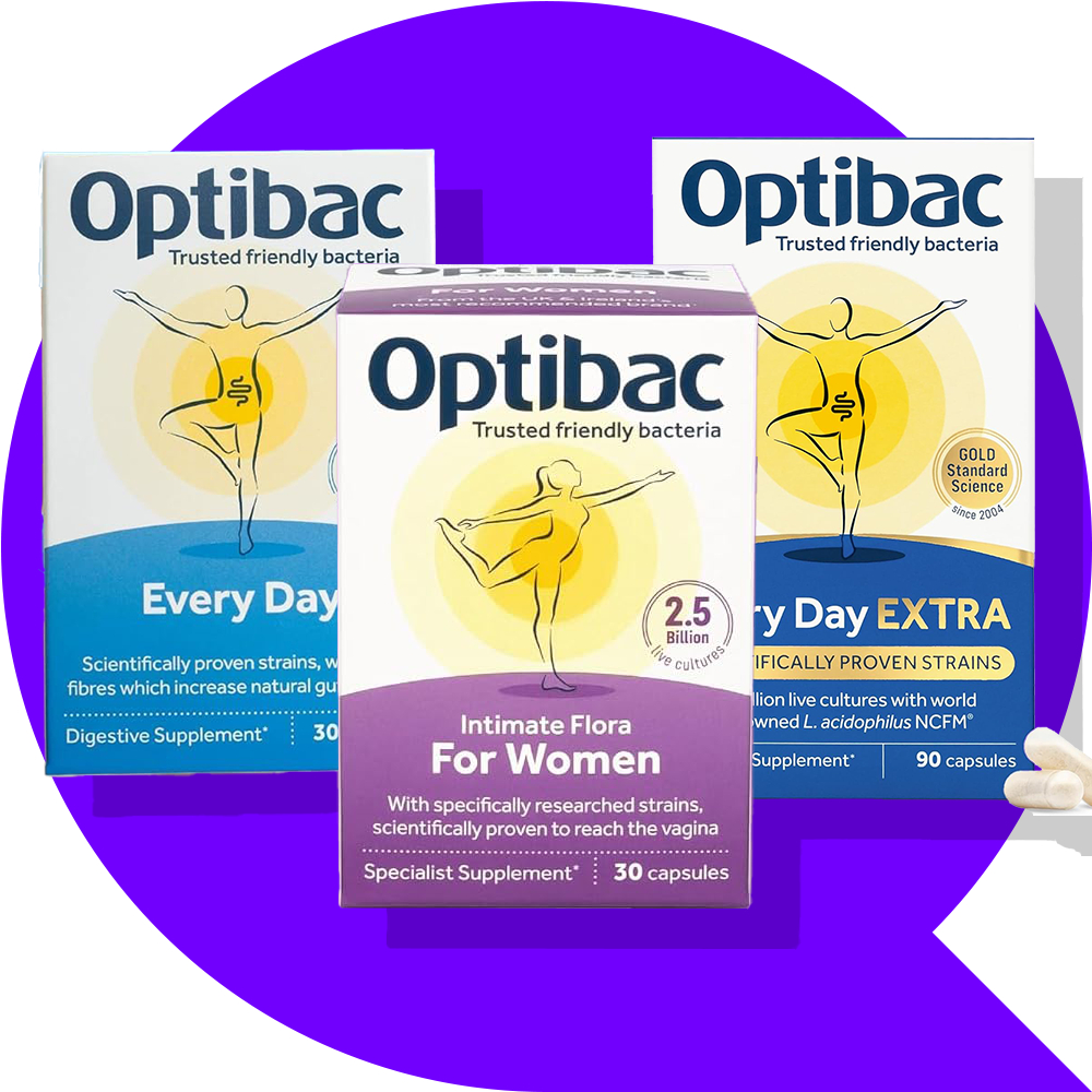 Optibac Probiotics for Daily Wellbeing, Digestive Probiotic Supplement ...