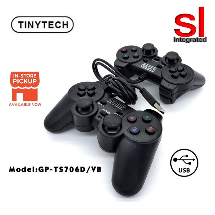 Tinytech GP-TS706D/VB USB DOUBLE GAMEPAD CONTROLLER | Shopee Malaysia