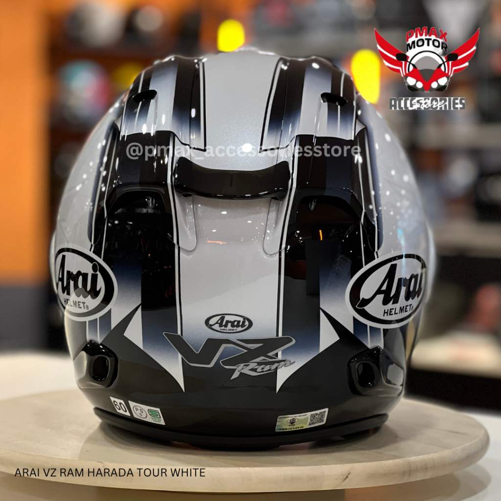 ARAI Vz-ram Harada Tour White 100% Original Made In Japan Open