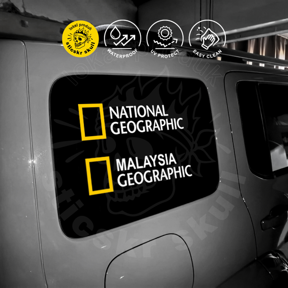 National Geographic Kereta Car Sticker Discovery Nat Geo Traveller ...