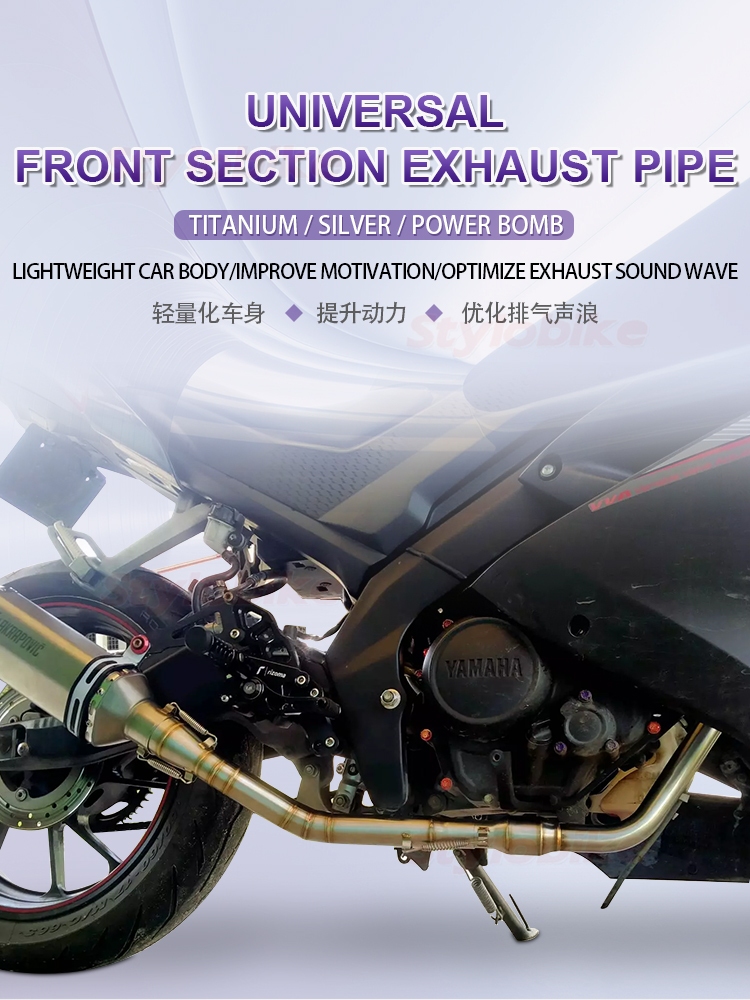 Yamaha R15 V3 V4 MT15 MT-15 V1 V2 R15M Fully System Exhaust Pipe ...