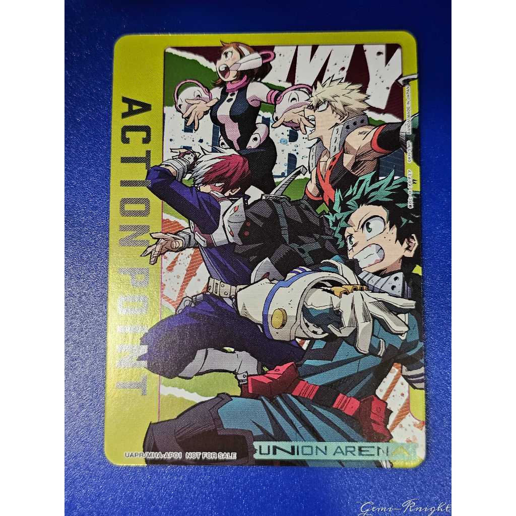 【Gemi-Knight】UNION ARENA [My Hero Academia] Foil Action Point UAPR/MHA ...