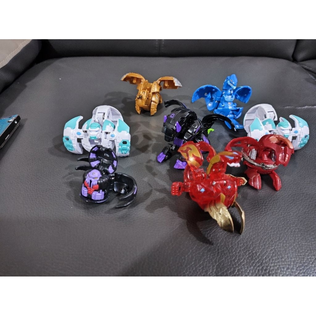 original sega toys bakugan pyrus B1 Darkus Reaper Classic Battle ...