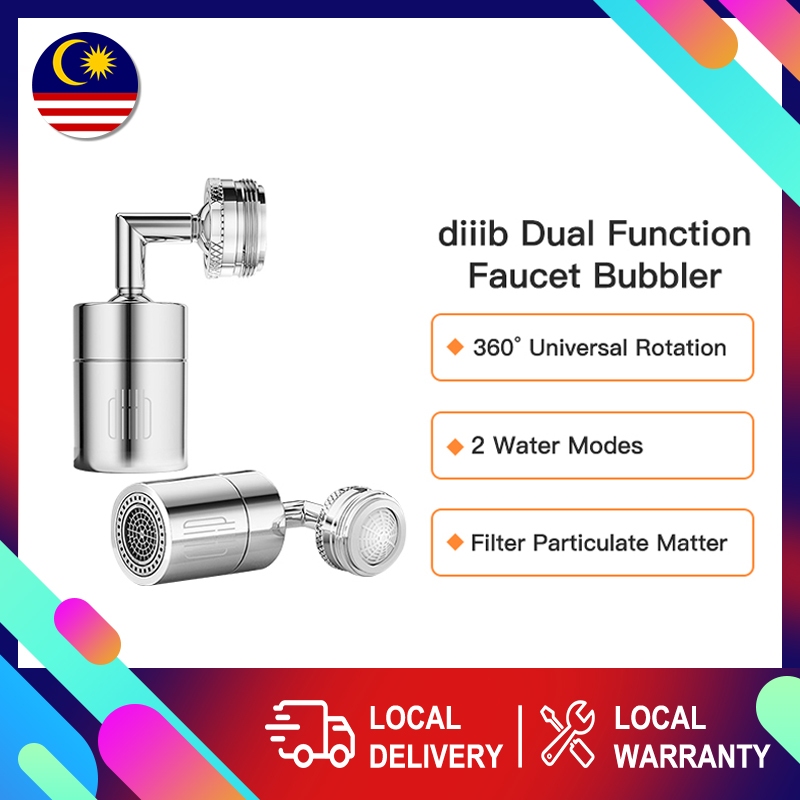 Diiib Kitchen Faucet Bubbler Aerator Water Diffuser Bubbler 360° Zinc ...