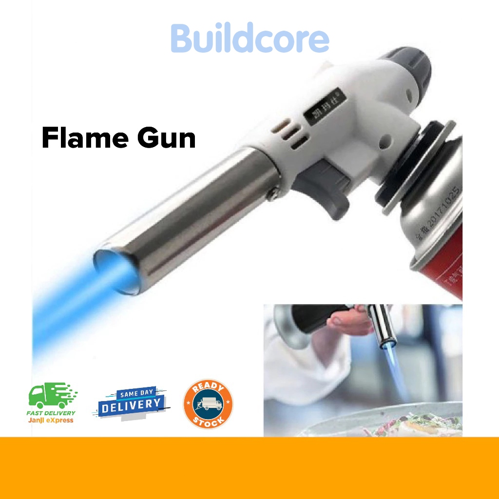 Camping Gas Torch Butane Burner Welding Fire Maker Flame Gun ...