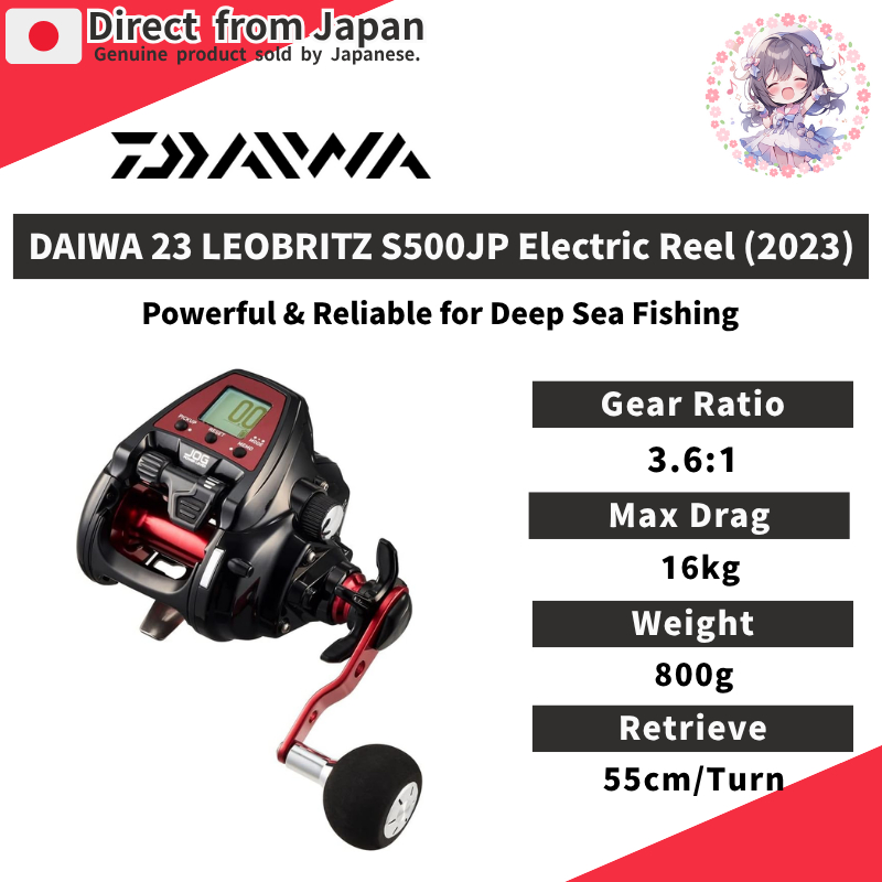 Carrete Eléctrico Daiwa Seaborg G 400 Jle