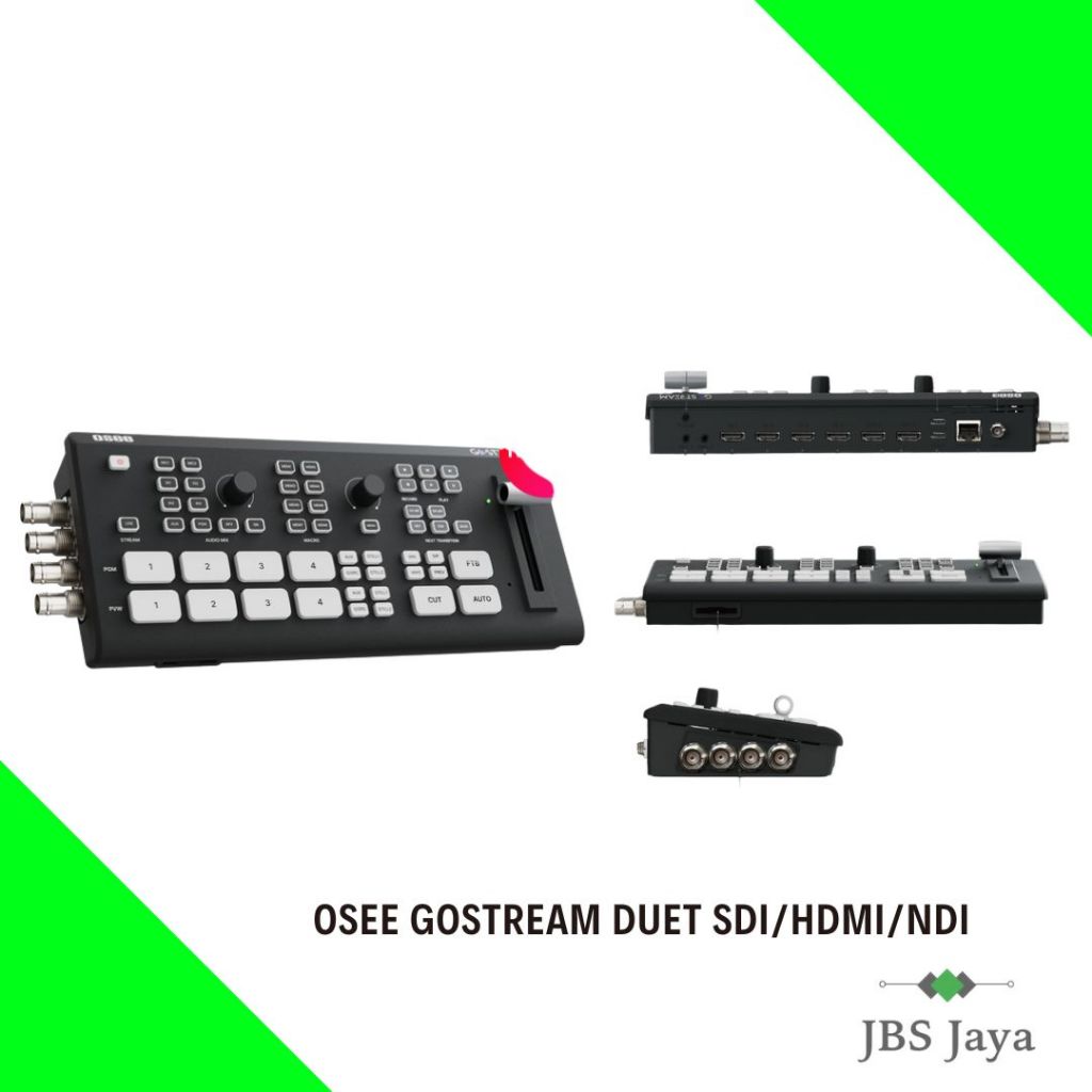 Osee GoStream Duet Multiple Camera SDI and HDMI Live Stream Video Mixer ...