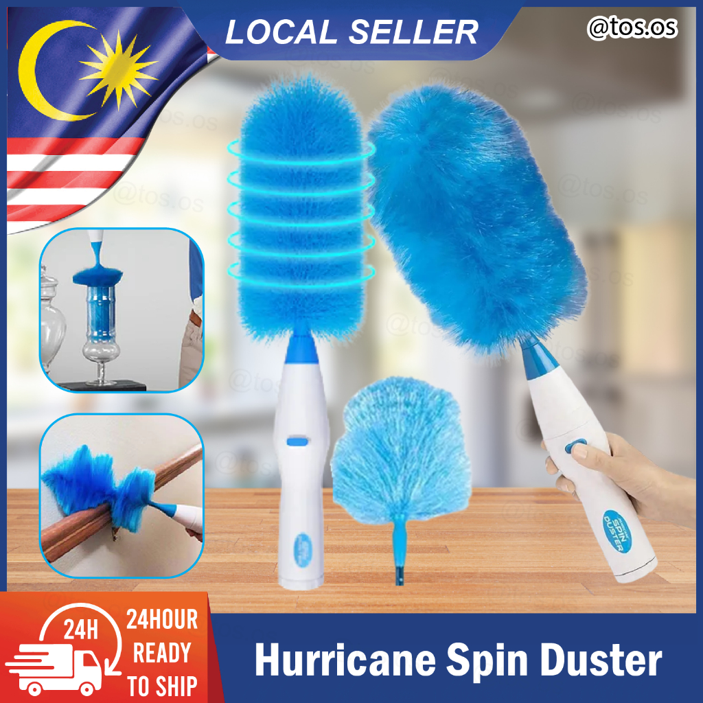 360-Degree Rotatable Spin Feather Duster Adjustable Height Dust ...