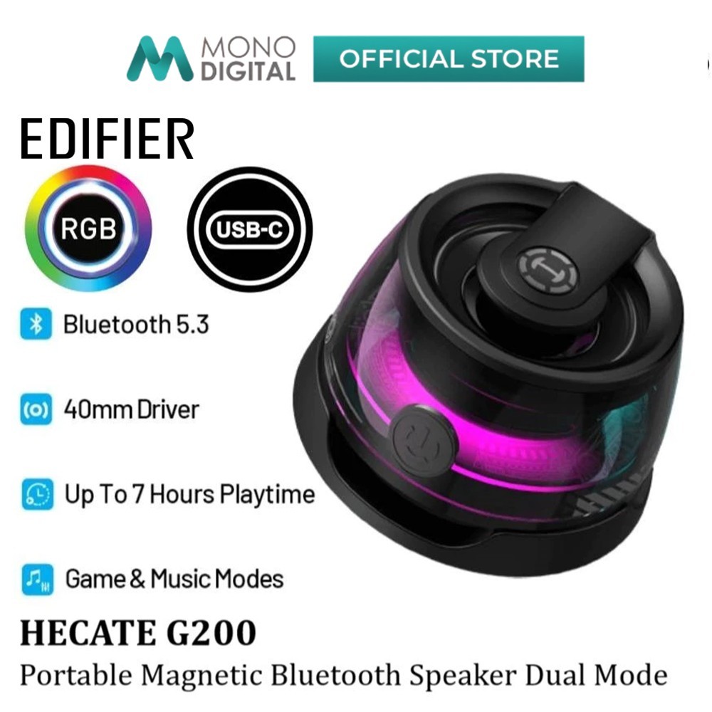 EDIFIER HECATE G200 MAGNETIC PORTABLE BLUETOOTH WIRELESS SPEAKER WITH ...