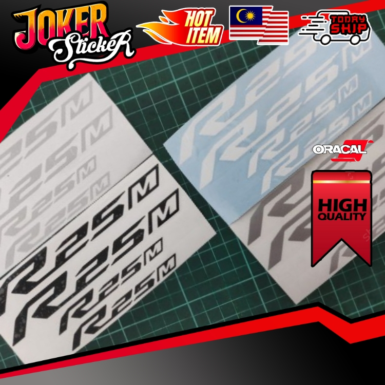 Sticker Logo YAMAHA YZF R25 R25M | Shopee Malaysia