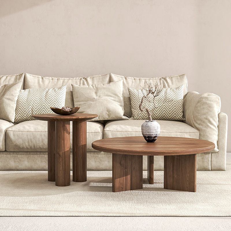 Solid Wood Coffee Table Solid Wood Sofa Side Table Small Tea Table ...