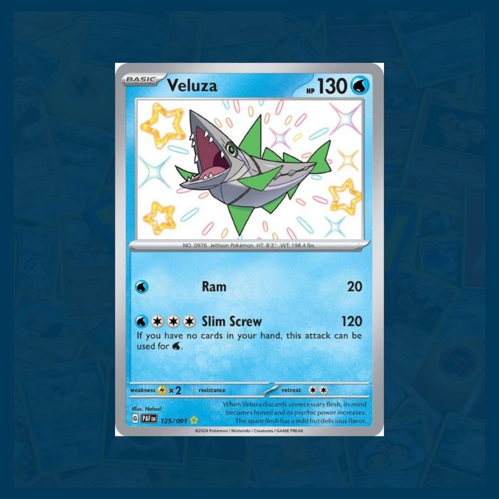 veluza pokemon card Amazon.com: Pokemon - Veluza 192/182 - Paradox Rift - Illustration Rare