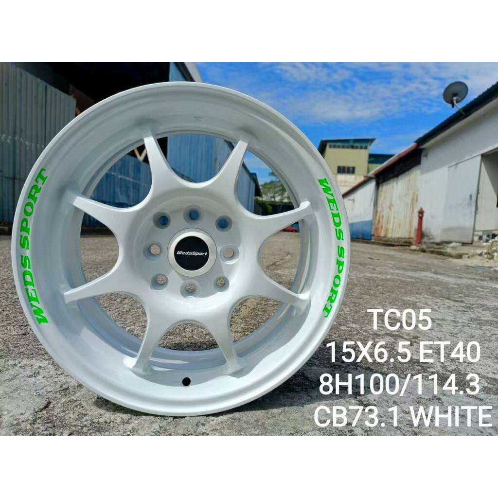 NEW RIM WEDSSPORT TC05 15 INCHI | Shopee Malaysia