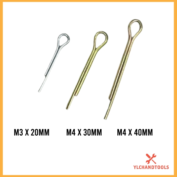 200/1000PCS Cotter Pins / Split Pins / Pin Penyendal / Klip Pagar Split ...