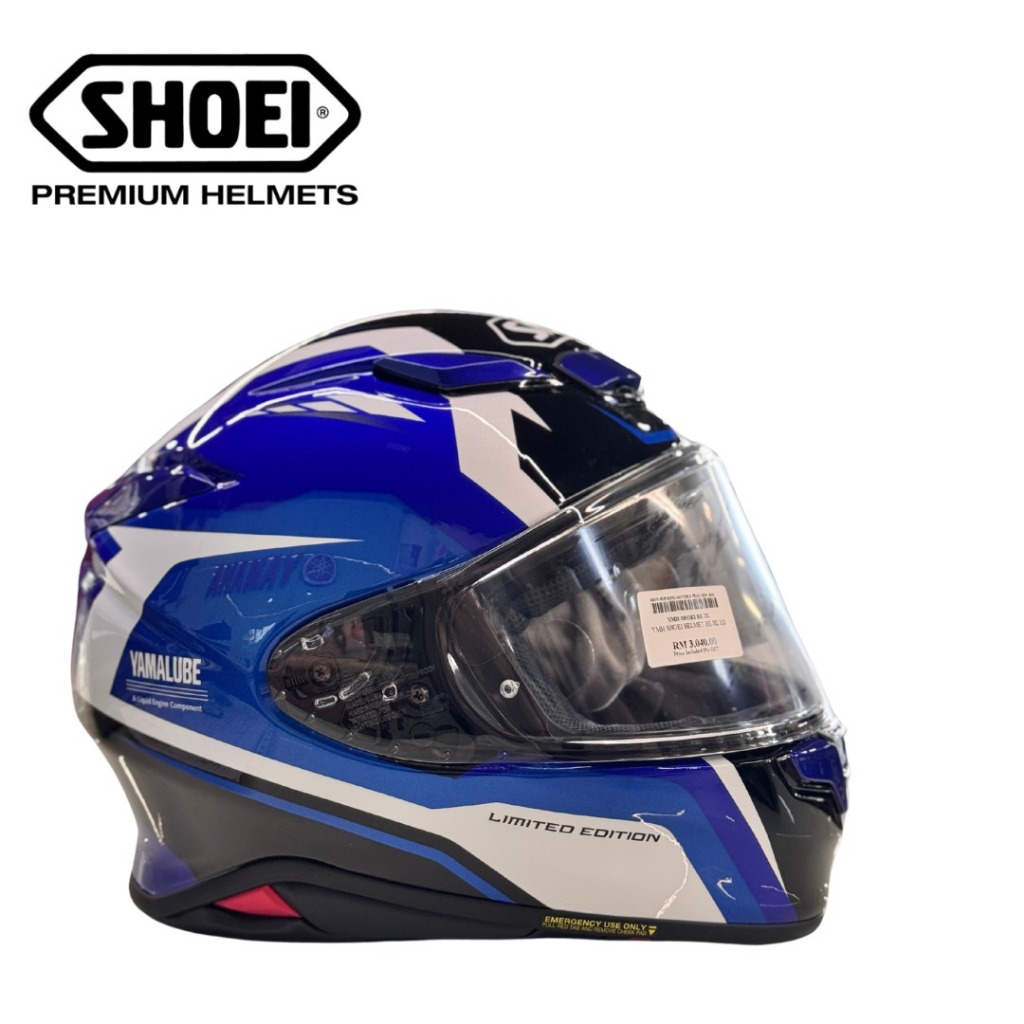 helmet shoei murah malaysia ORIGINAL SHOEI FULLFACE HELMET NXR 2 YAMAHA MALAYSIA TC-1 ORIGINAL SHOEI  NXR 2