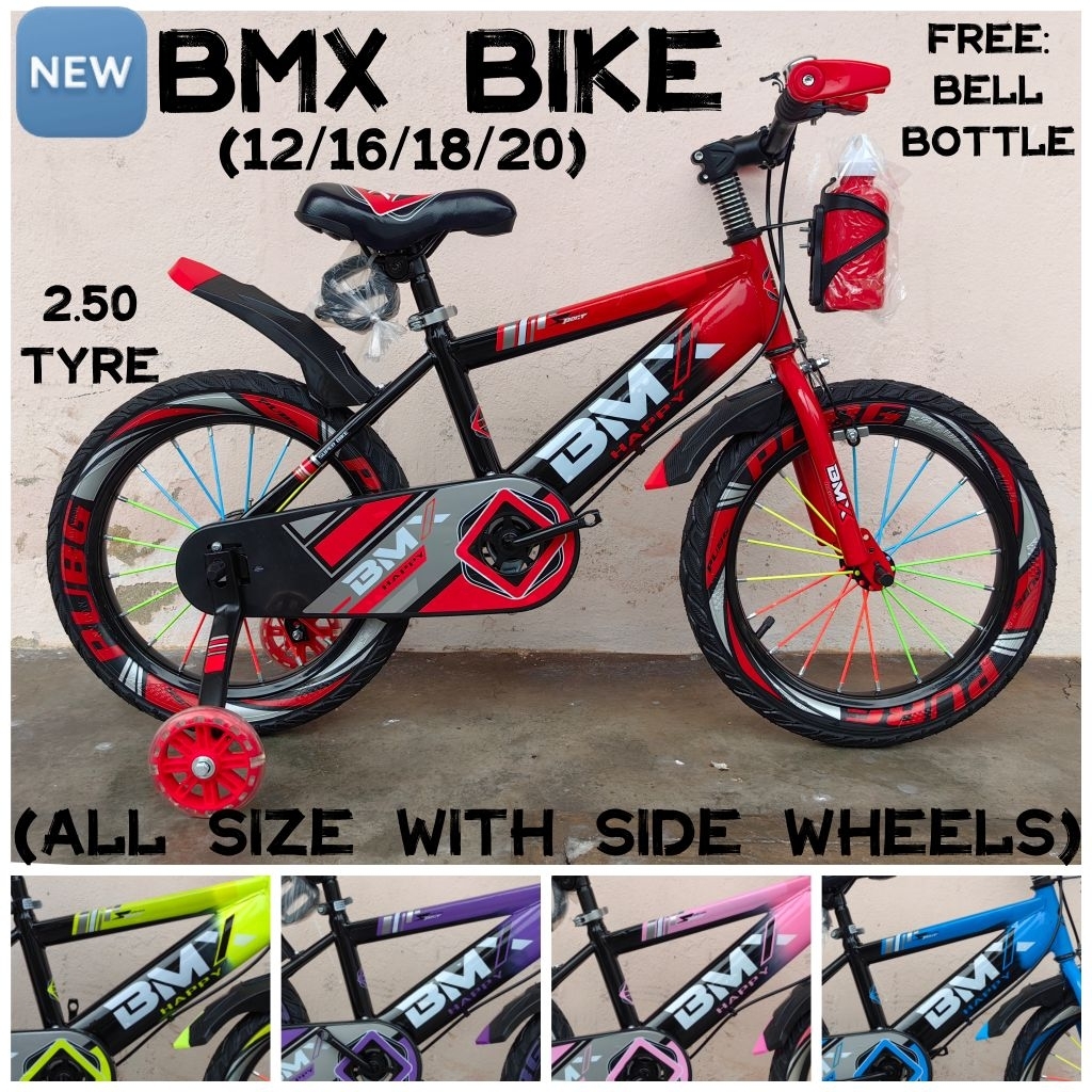 VVM: BASIKAL BUDAK / SIZE 12/16/18/20 / BASIKAL UMUR 3-10 / BMX BIKE ...