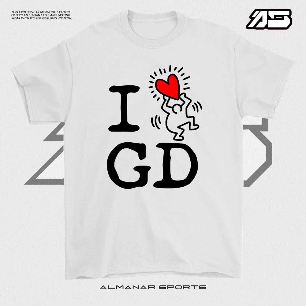 G-dragon ubermensch GD BIGBANG T-shirt kpop fanart korean idol VIP