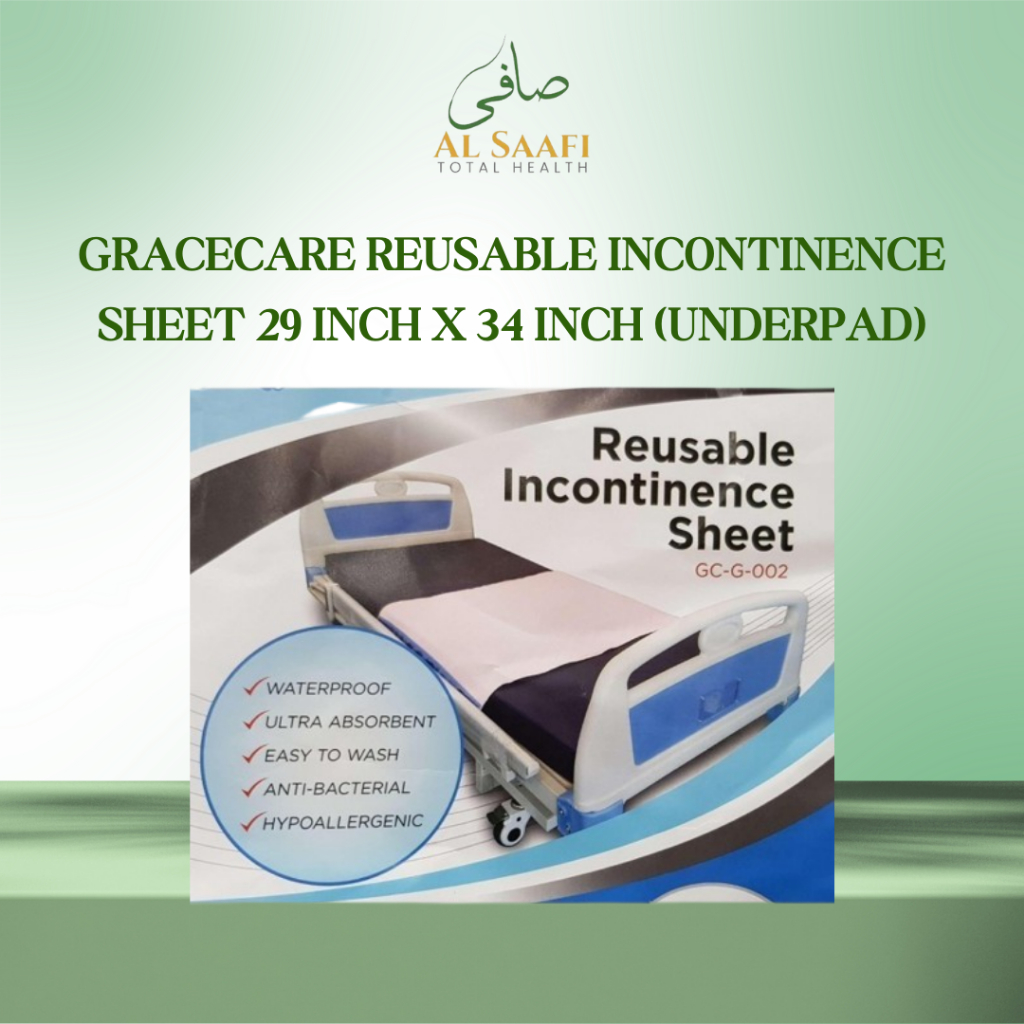 GRACECARE REUSABLE INCONTINENCE SHEET 29 INCH X 34 INCH (underpad ...