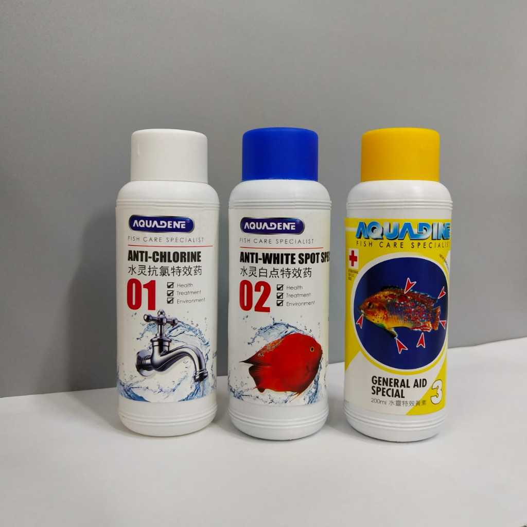 QUADENE Rawat Bintik Putih AQUADENE White Spot Remover Anti-Chlorine ...
