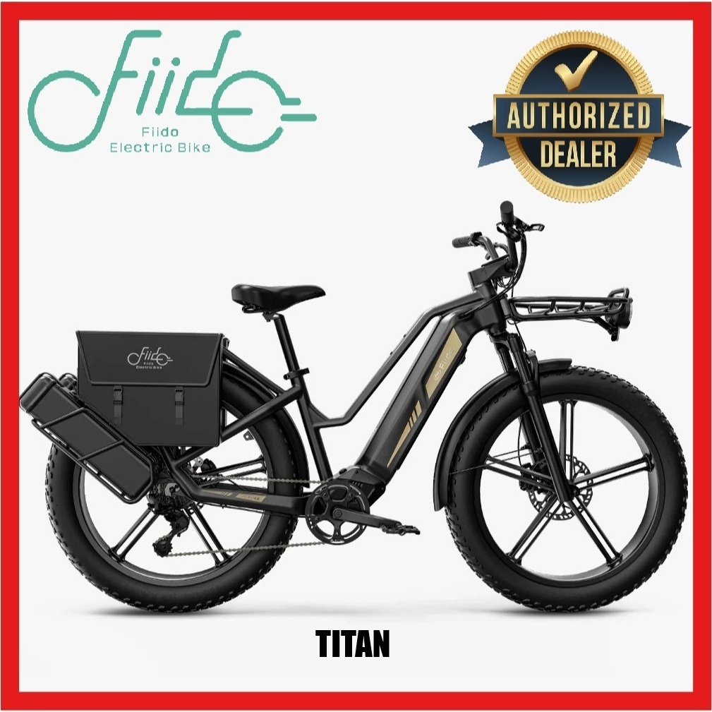 Titan Fat Tire Touring Ebike Long Range electric bicycle