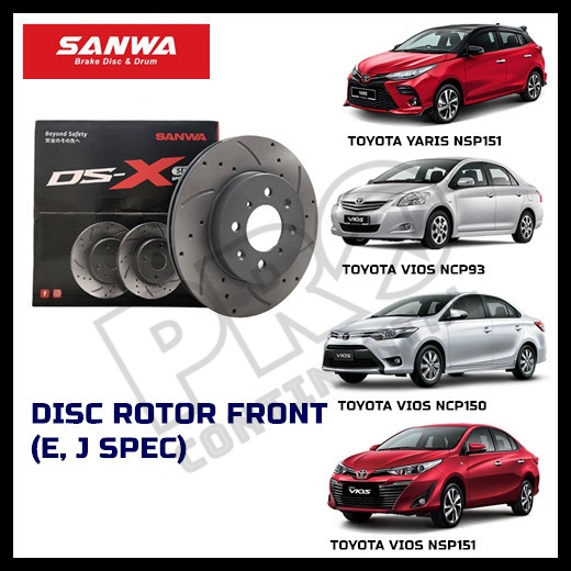 SANWA SPORT TOYOTA VIOS NCP93 NCP150 NSP151 YARIS E J SPEC FRONT ...