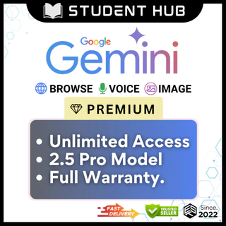 [FAST 24/7] Gemini advanced PRO AI | PRO MODEL 2.5 | 3 users sharing | Advanced AI Creative