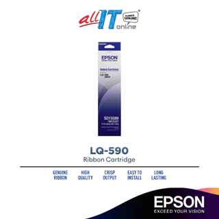 Epson S015589 / S015337 Ribbon Cartridge for LQ-590 LQ-590H LQ-590II LQ-590IIN