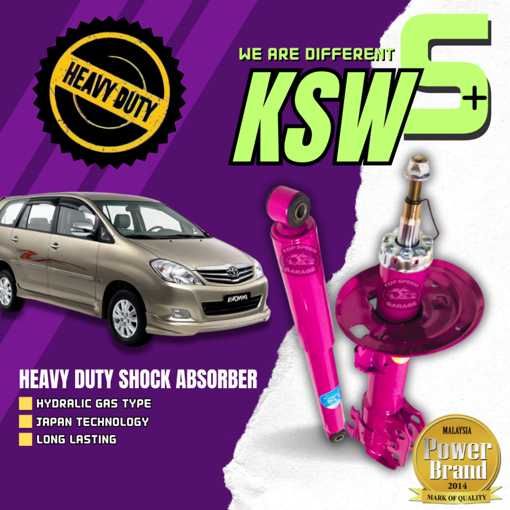 TOYOTA INNOVA 2.0 TGN40 - KSW (GAS) Shock Absorber FRONT & REAR ...