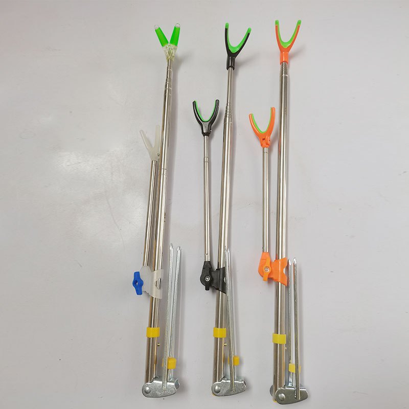 2.1 meter Fishing Rod Holder Y-Shaped Fish Rods Clamp Support Pole ...