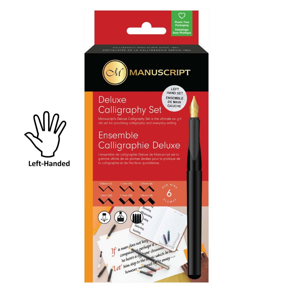 Manuscript Deluxe Calligraphy Left-Handed Set MC1156L, 5020180115634 ...