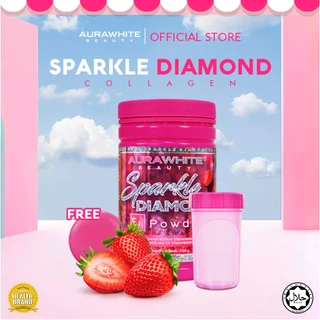 AuraWhite Sparkle Diamond - Poudre Collagène Glutathione Éclaircissante Anti-Imperfections - 800g - Neuf