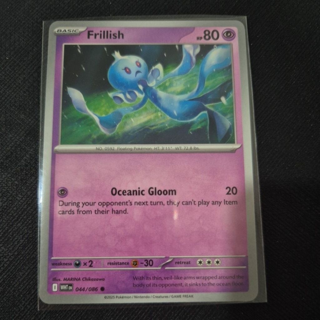 Pokemon Card TCG : SV10.5 White Flare: Frillish 044/086 or Jellicent ex  045/086 | Shopee Malaysia