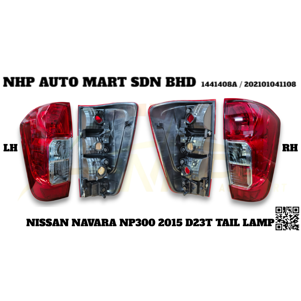 NISSAN NAVARA NP300 2016 YEAR REAR TAIL LAMP / TAIL LIGHT / BELAKANG ...