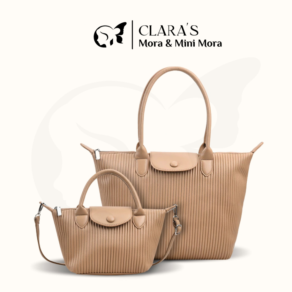 CLARAS 2 Sizes Large Capacity Hand Carry Tote Bag Commuter Handbag ...
