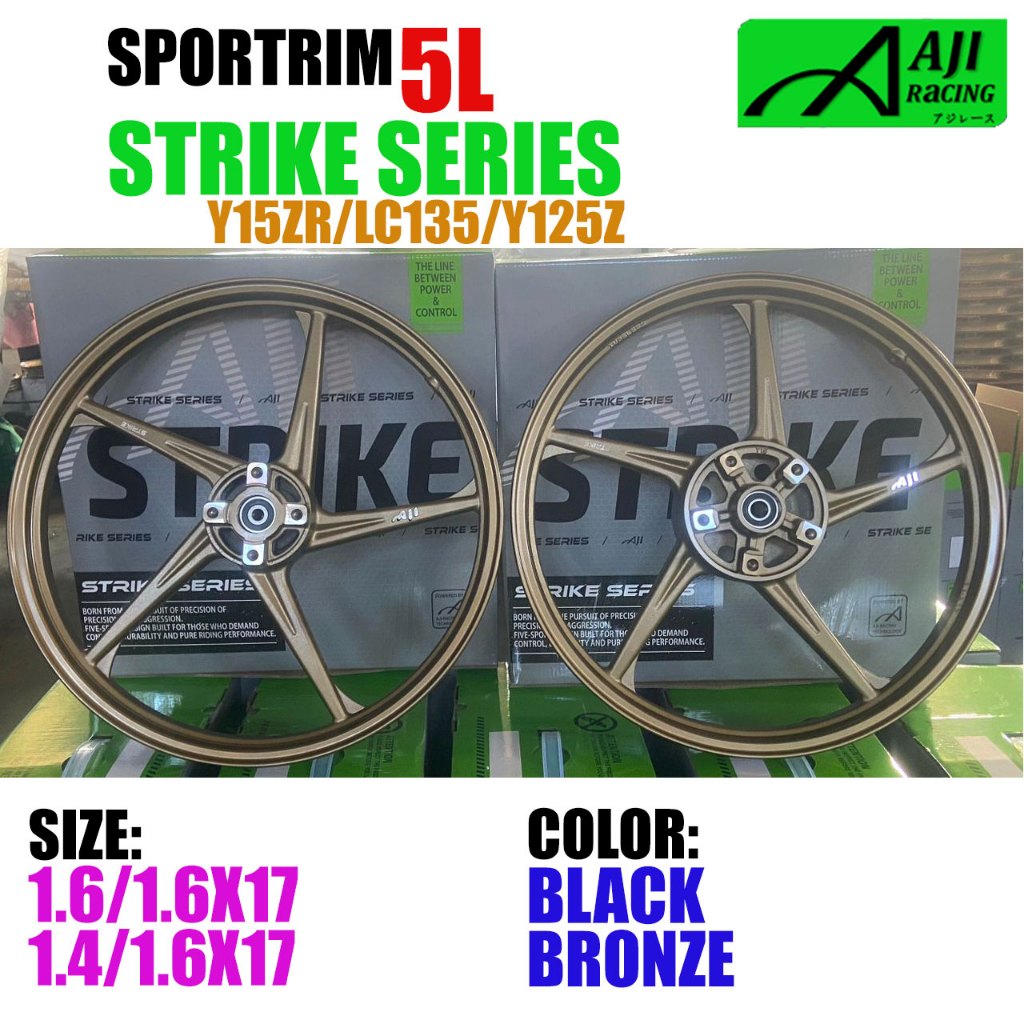 AJI Racing Sport Rim Strike Series Black/Bronze Y15ZR/LC135/Y125Z ...