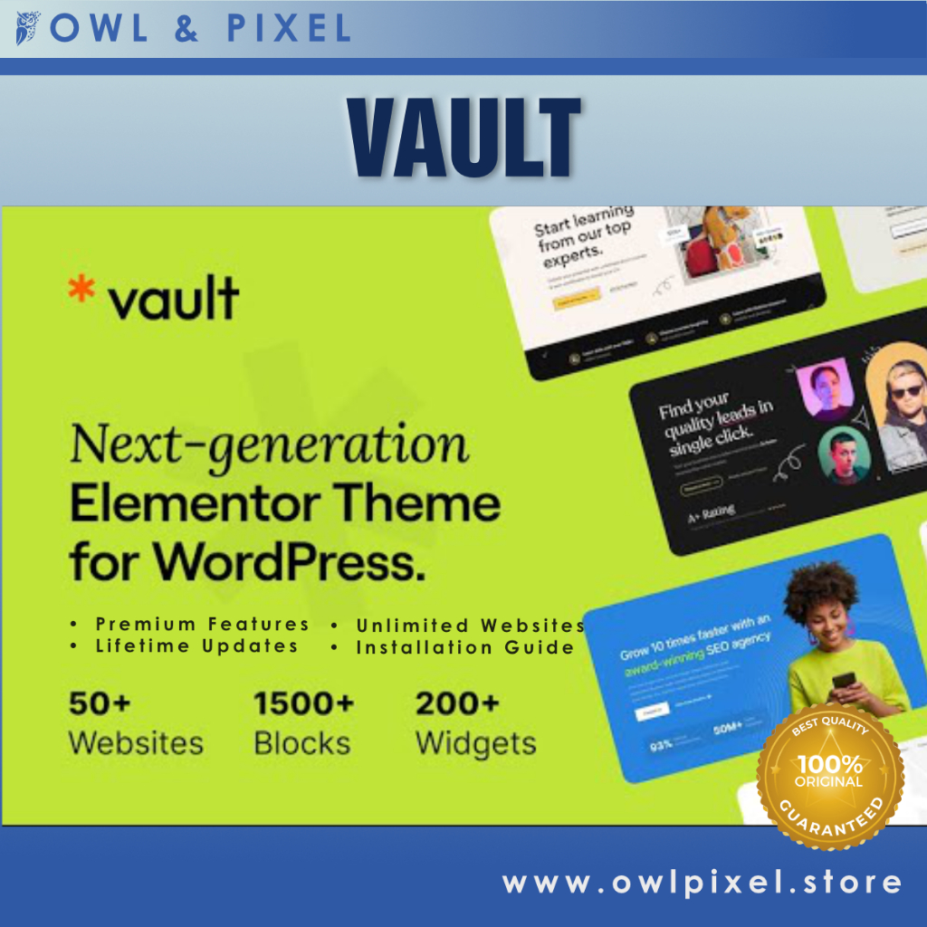 Vault Multi-Purpose Elementor WordPress Theme [Latest + Free Updates ...